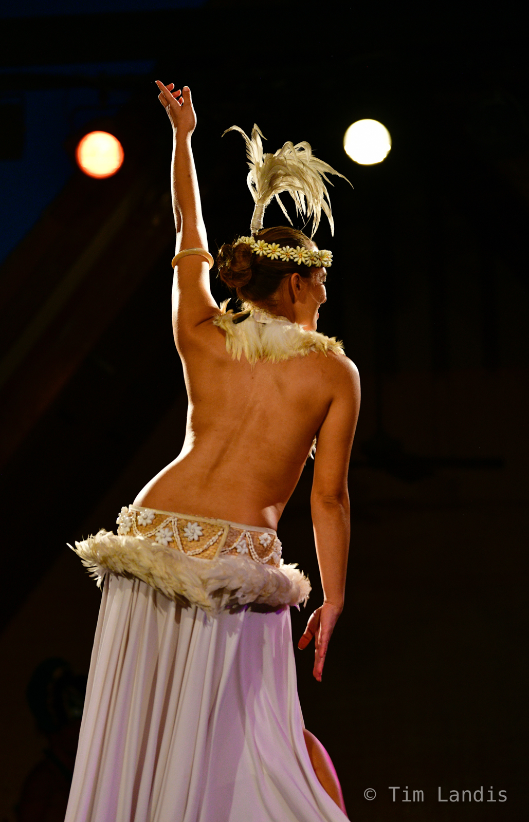Hawaiian hula dancer-7153-back stage pass